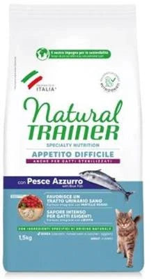 TRAINER NATURAL CAT APPETITO DIFFICILE PESCE AZZURRO KG 1,5